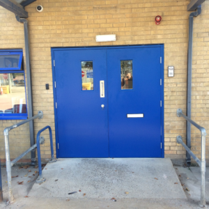Nice New Double Steel Security Doors